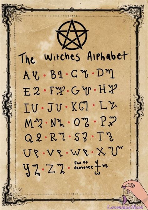 Symbolic language of witches